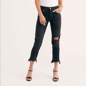 Free People Good Times Relaxed Skinny Jeans